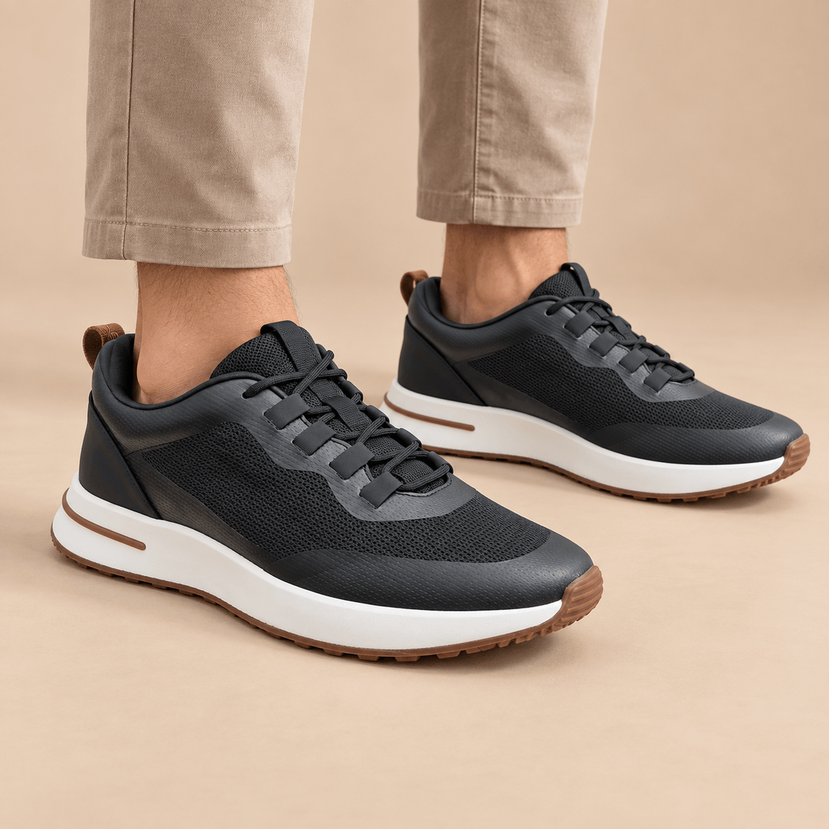 Men's Corvin Mesh Panel Cushioned Trainers