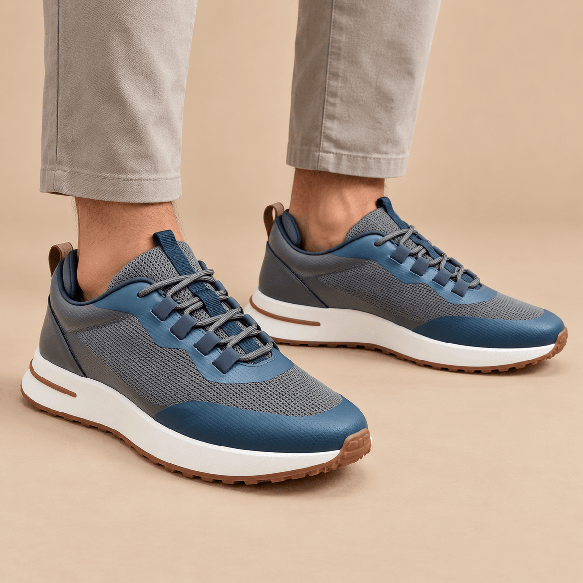Men's Corvin Mesh Panel Cushioned Trainers