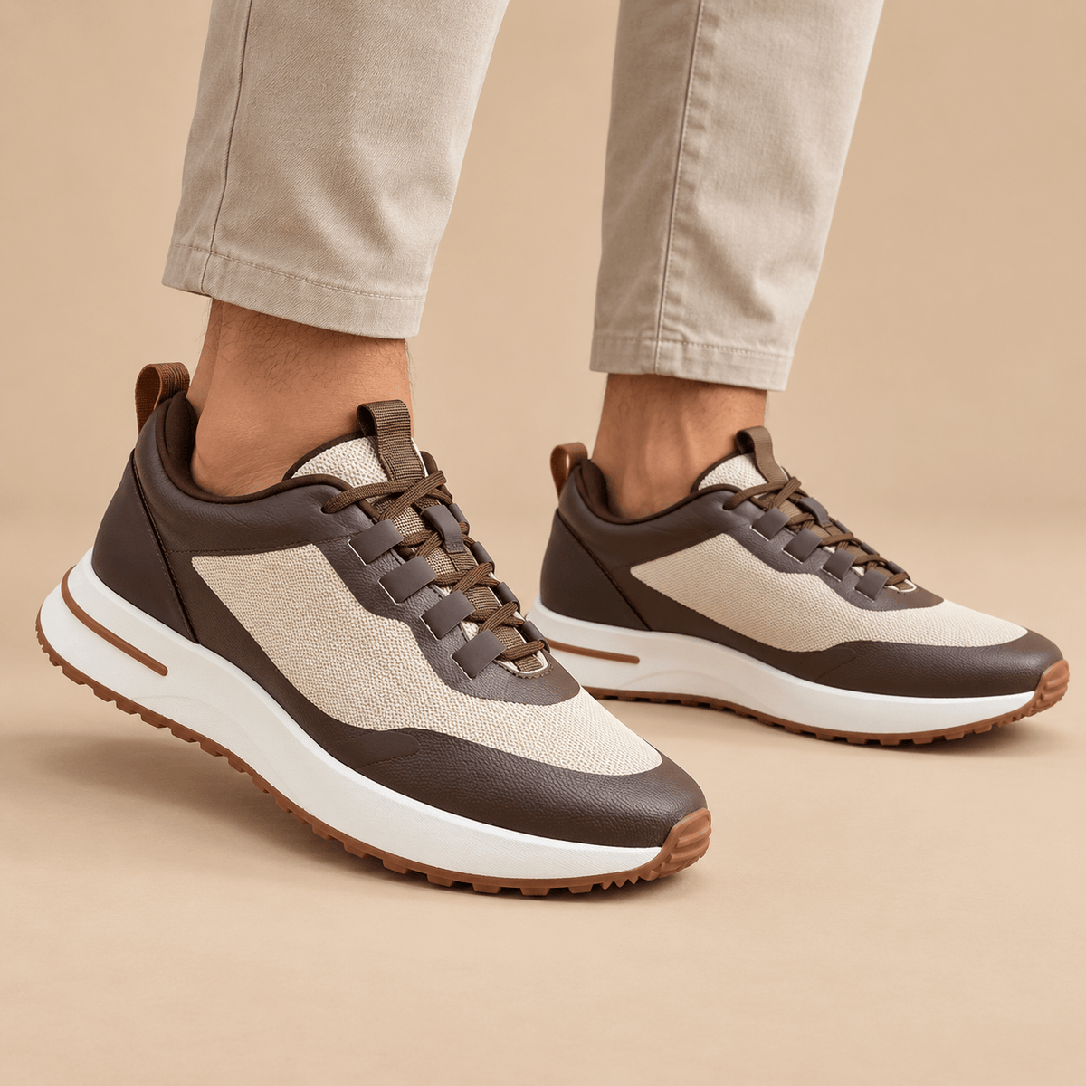 Men's Corvin Mesh Panel Cushioned Trainers