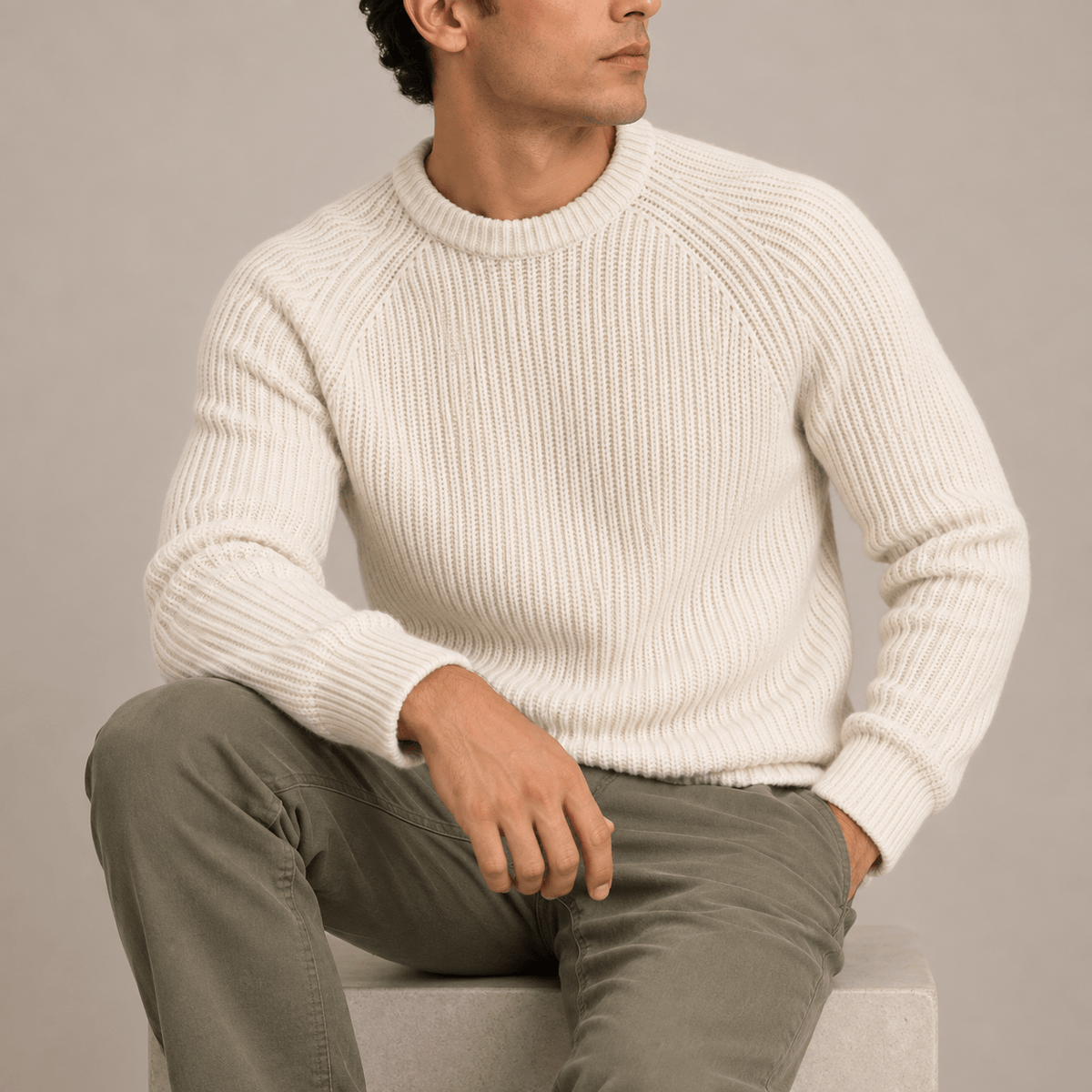Men's Norwick Ribbed Knit Pullover