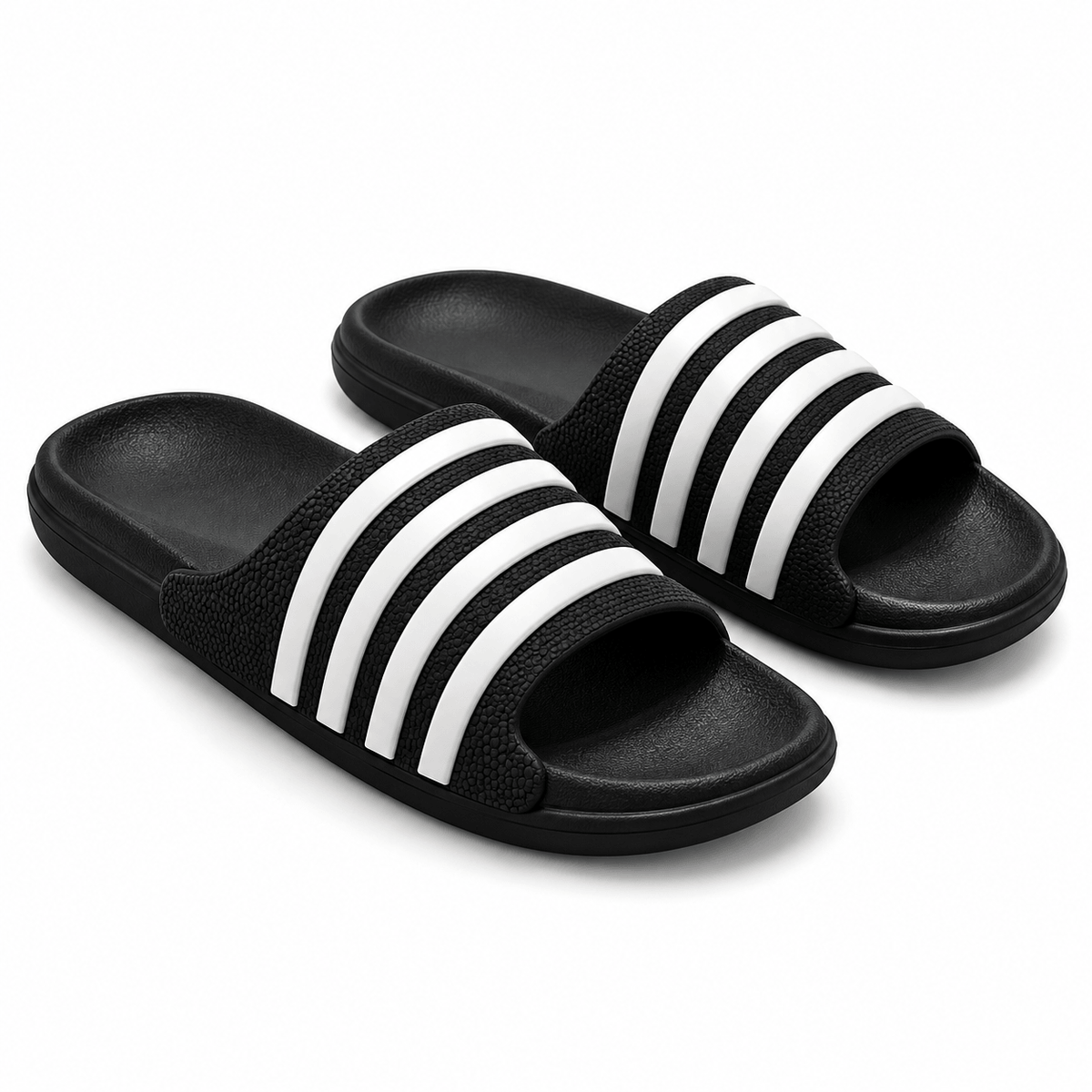 Men's Ellis Striped Casual Slide Slippers