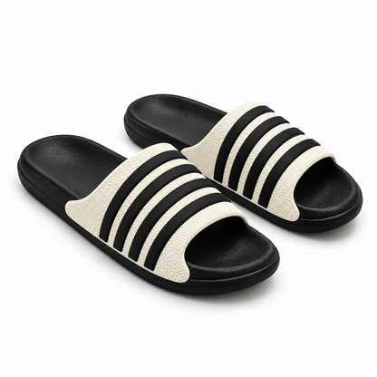 Men's Ellis Striped Casual Slide Slippers