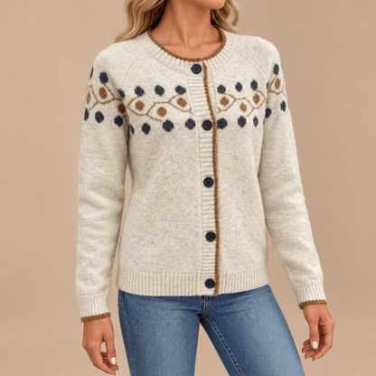 Women's Elowen Fair Isle Knit Cardigan