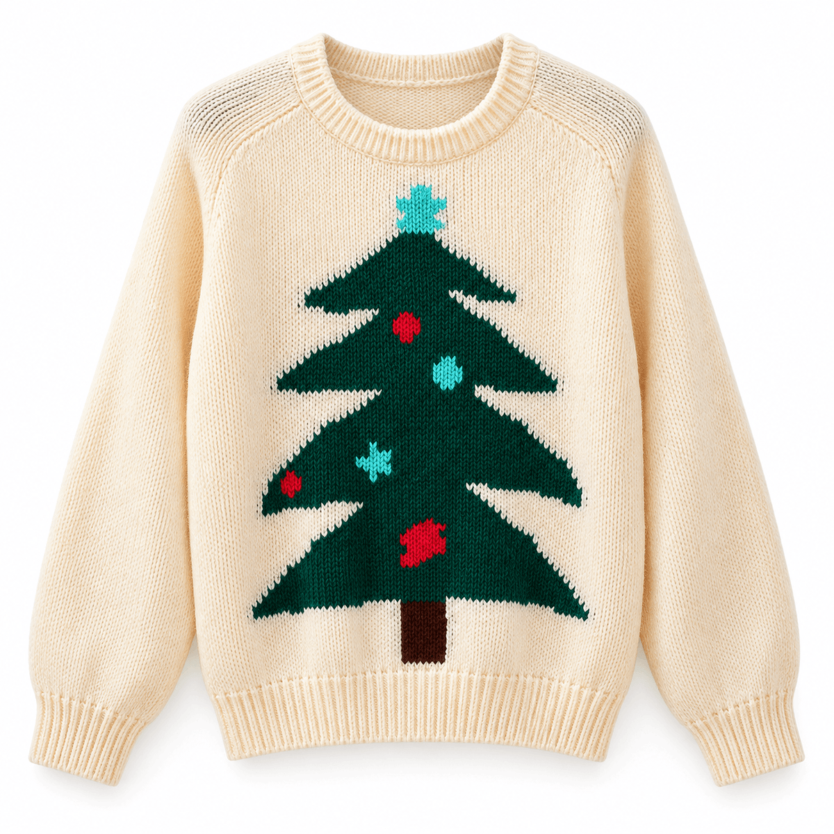 Women's Elowen Christmas Tree Knitted Jumper