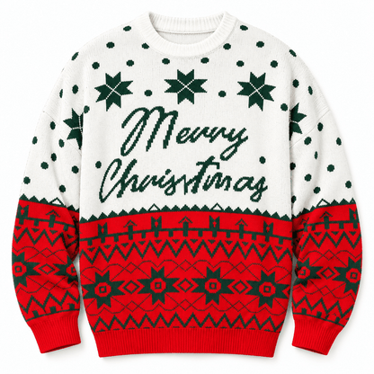 Men's Everard Merry Christmas Fair Isle Jumper