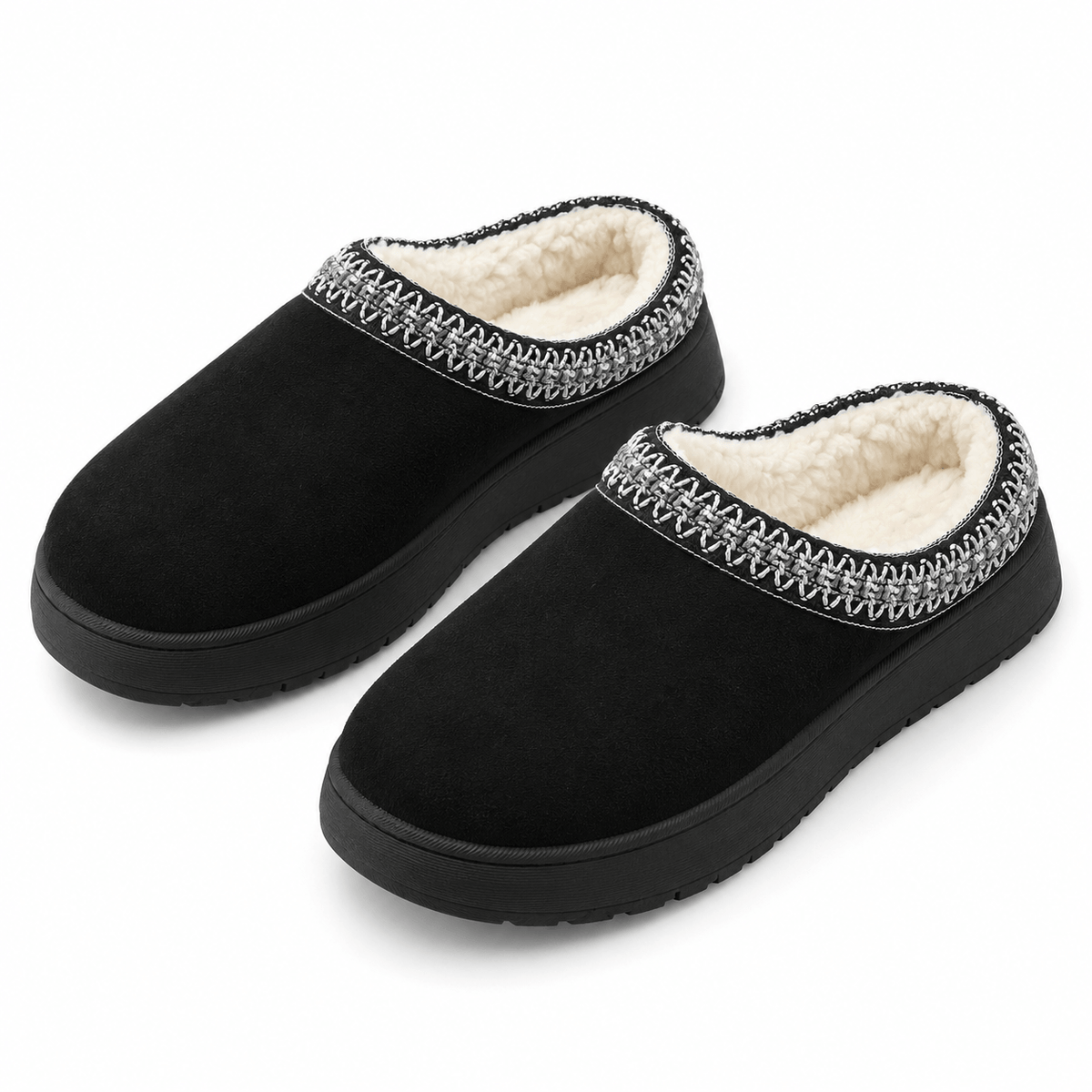 Women's Freya Faux Suede Fleece-Lined Slippers
