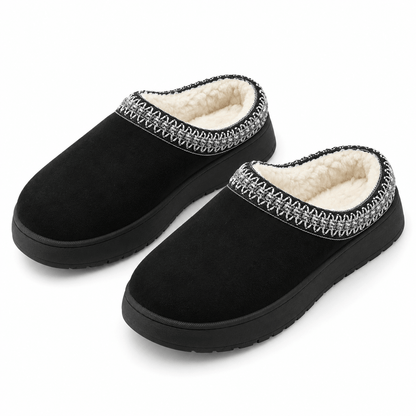 Women's Freya Faux Suede Fleece-Lined Slippers