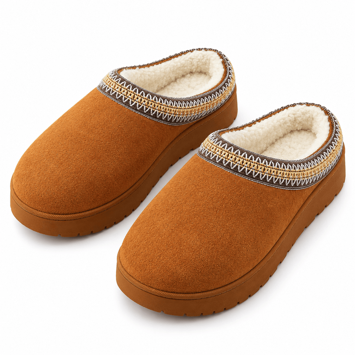 Women's Freya Faux Suede Fleece-Lined Slippers