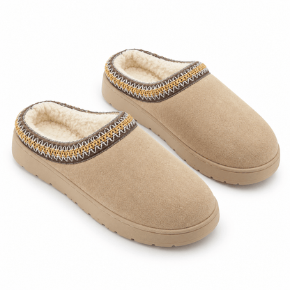 Women's Freya Faux Suede Fleece-Lined Slippers