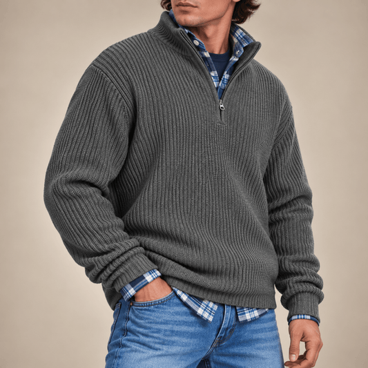Men's Louis Heritage Half-Zip Sweater