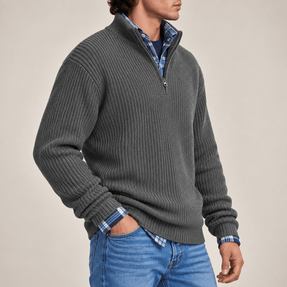 Men's Louis Heritage Half-Zip Sweater
