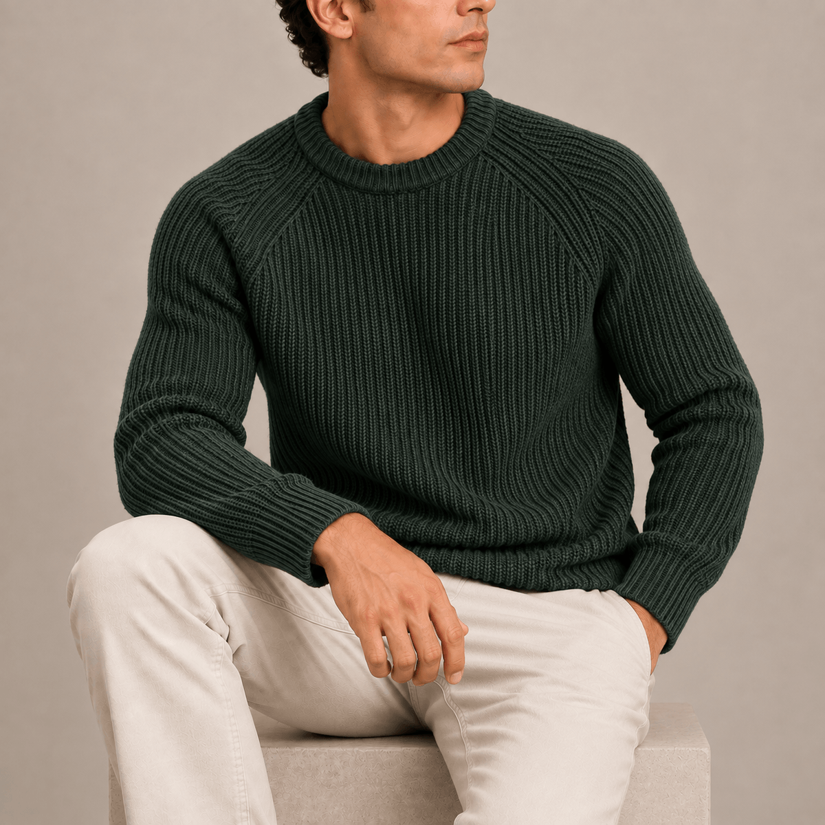 Men's Norwick Ribbed Knit Pullover