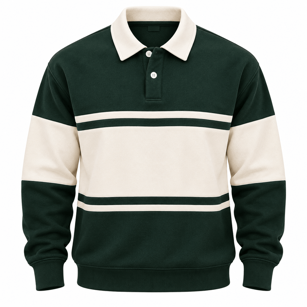 Men's Heritage Colour Block Polo Sweatshirt