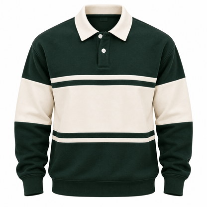 Men's Heritage Colour Block Polo Sweatshirt