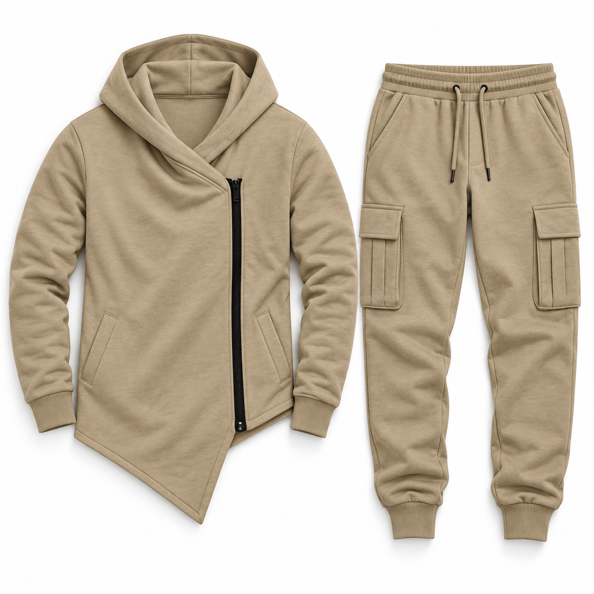Men's Hudson Asymmetric Zip Hoodie Tracksuit