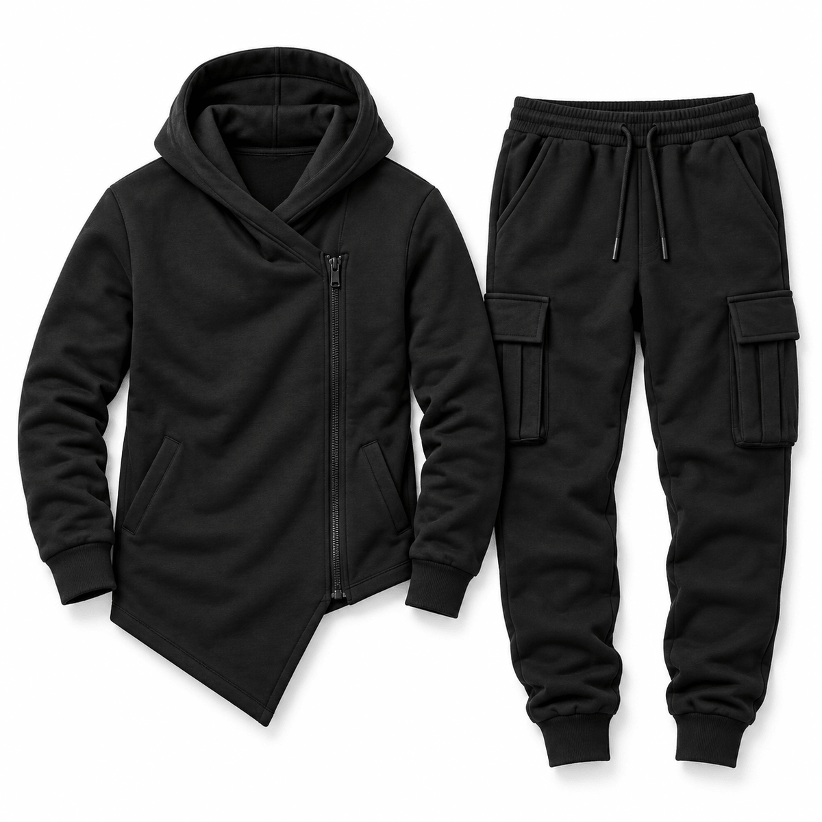 Men's Hudson Asymmetric Zip Hoodie Tracksuit