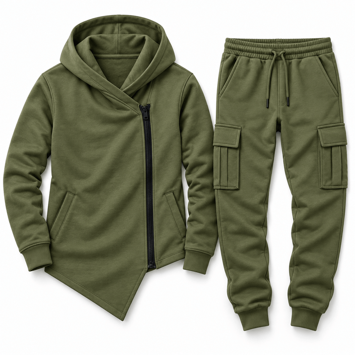 Men's Hudson Asymmetric Zip Hoodie Tracksuit