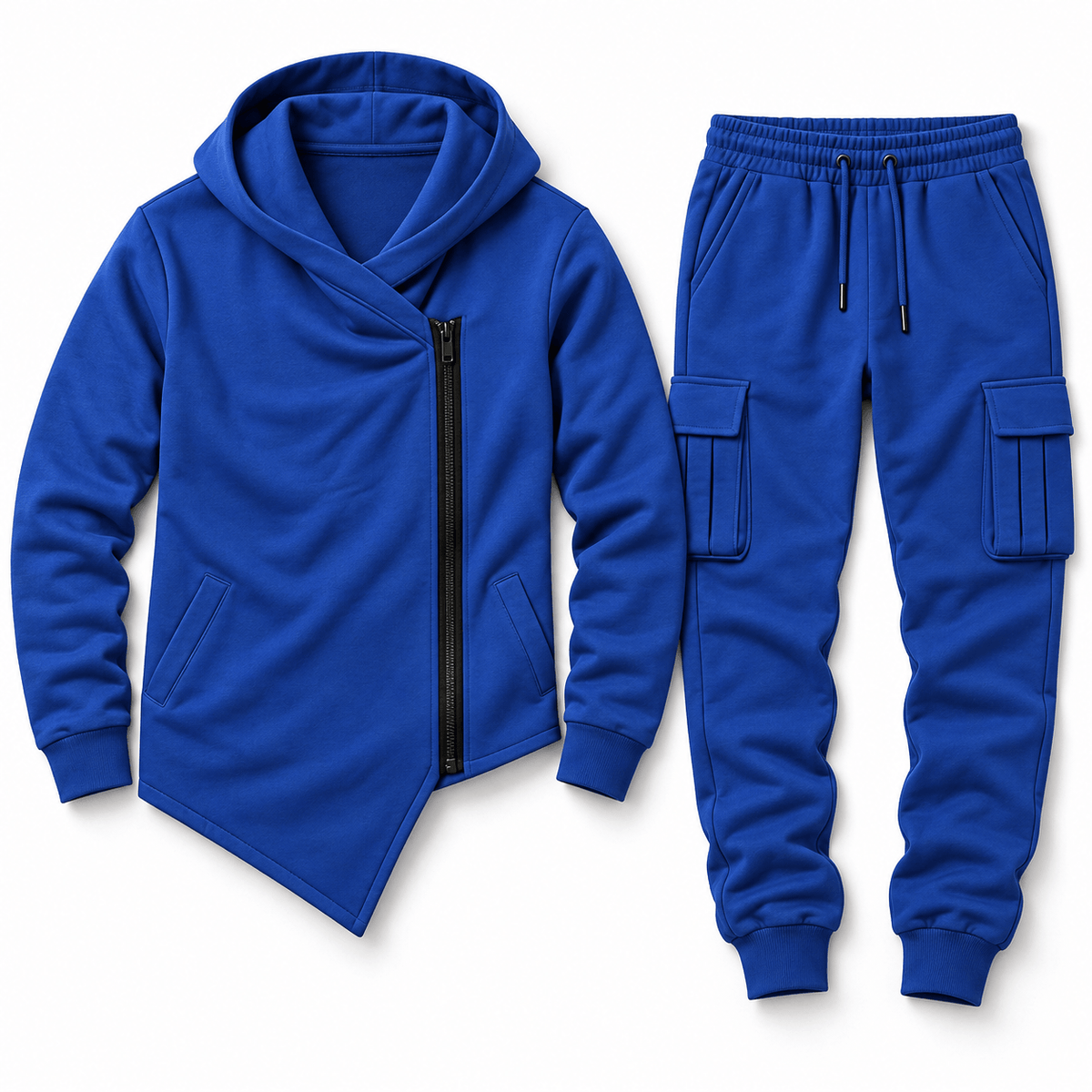 Men's Hudson Asymmetric Zip Hoodie Tracksuit