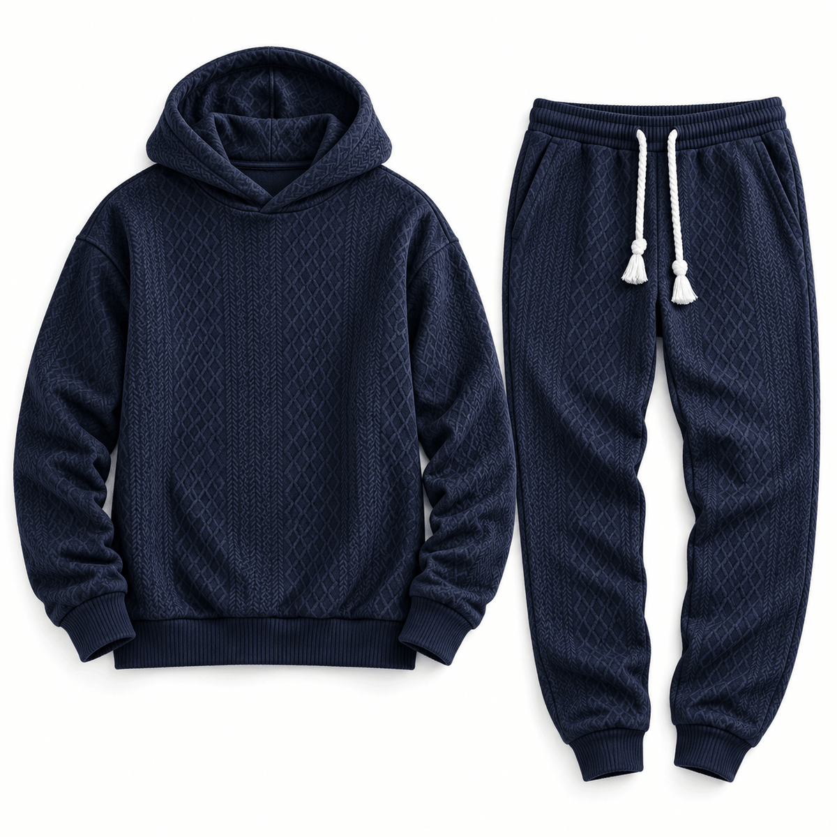 Men's Kellan Textured Hoodie Tracksuit