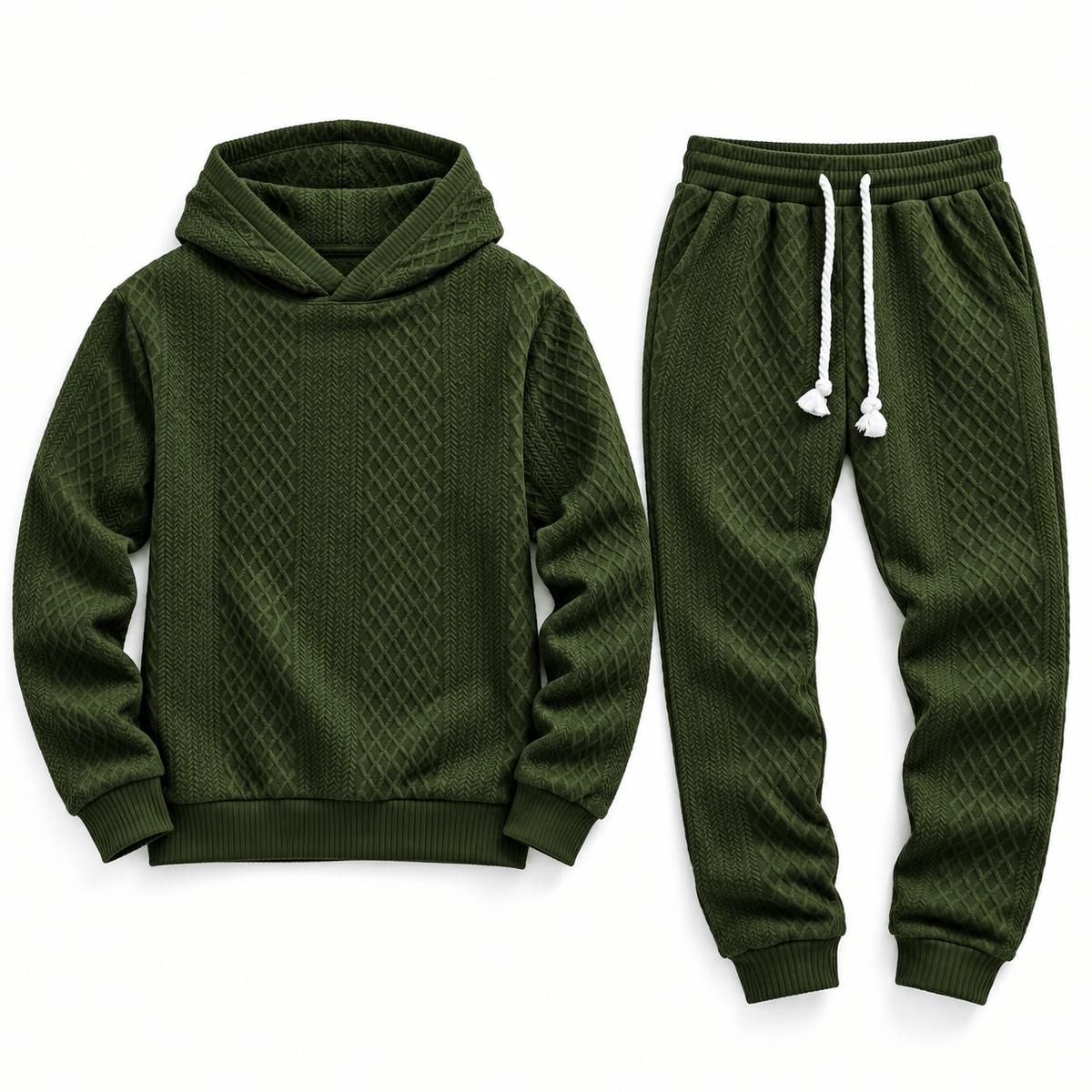 Men's Kellan Textured Hoodie Tracksuit