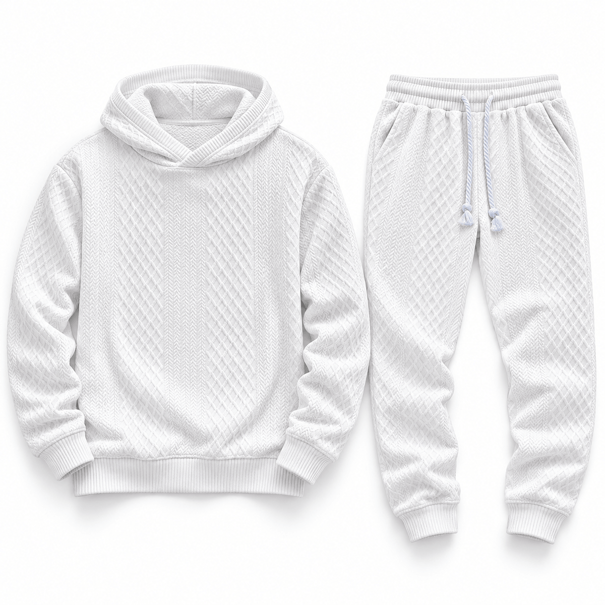 Men's Kellan Textured Hoodie Tracksuit