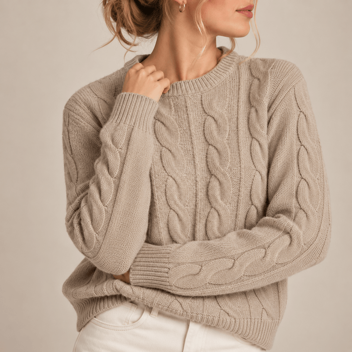 Women's Lyanna Heritage Cable Knit Sweater