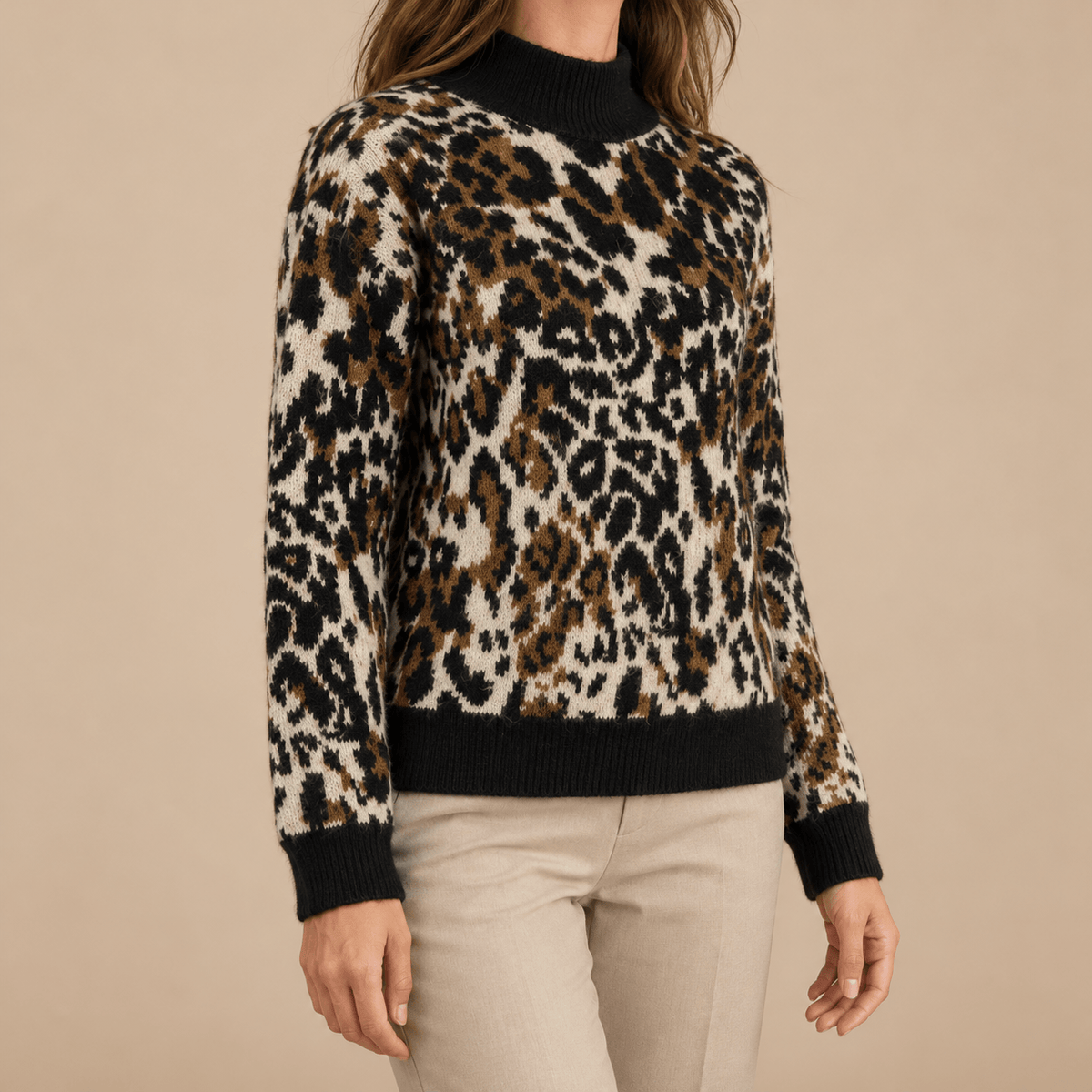 Women's Sienna Leopard Print Jumper
