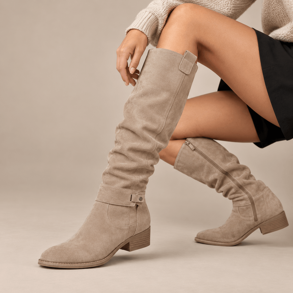 Women's Serenya Suede Knee-High Boots