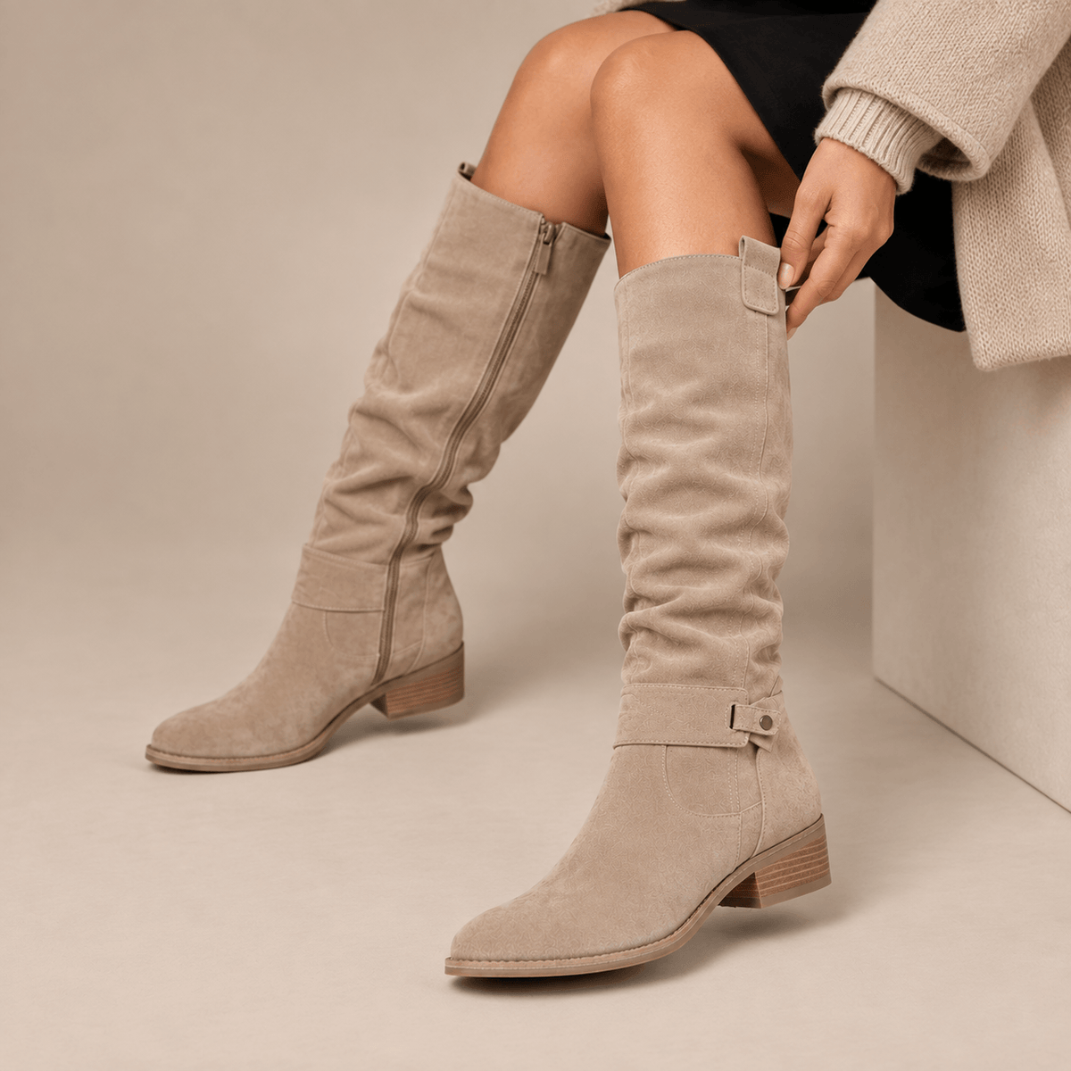 Women's Serenya Suede Knee-High Boots