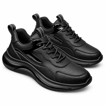 Men's Maddox Leather-Look Chunky Lace-Up Trainers