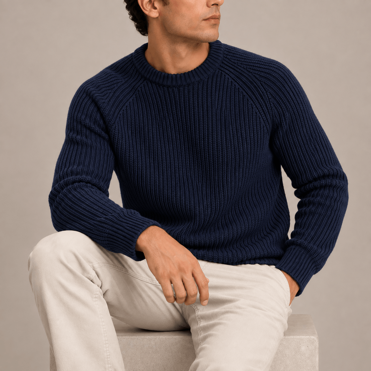 Men's Norwick Ribbed Knit Pullover