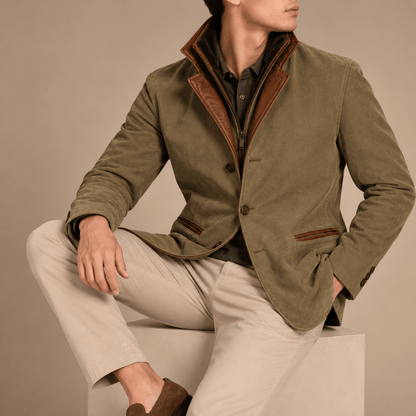 Men's Heritage Suede Look Jacket