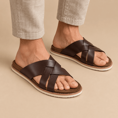 Men's Rowan Cross-Strap Casual Sandals