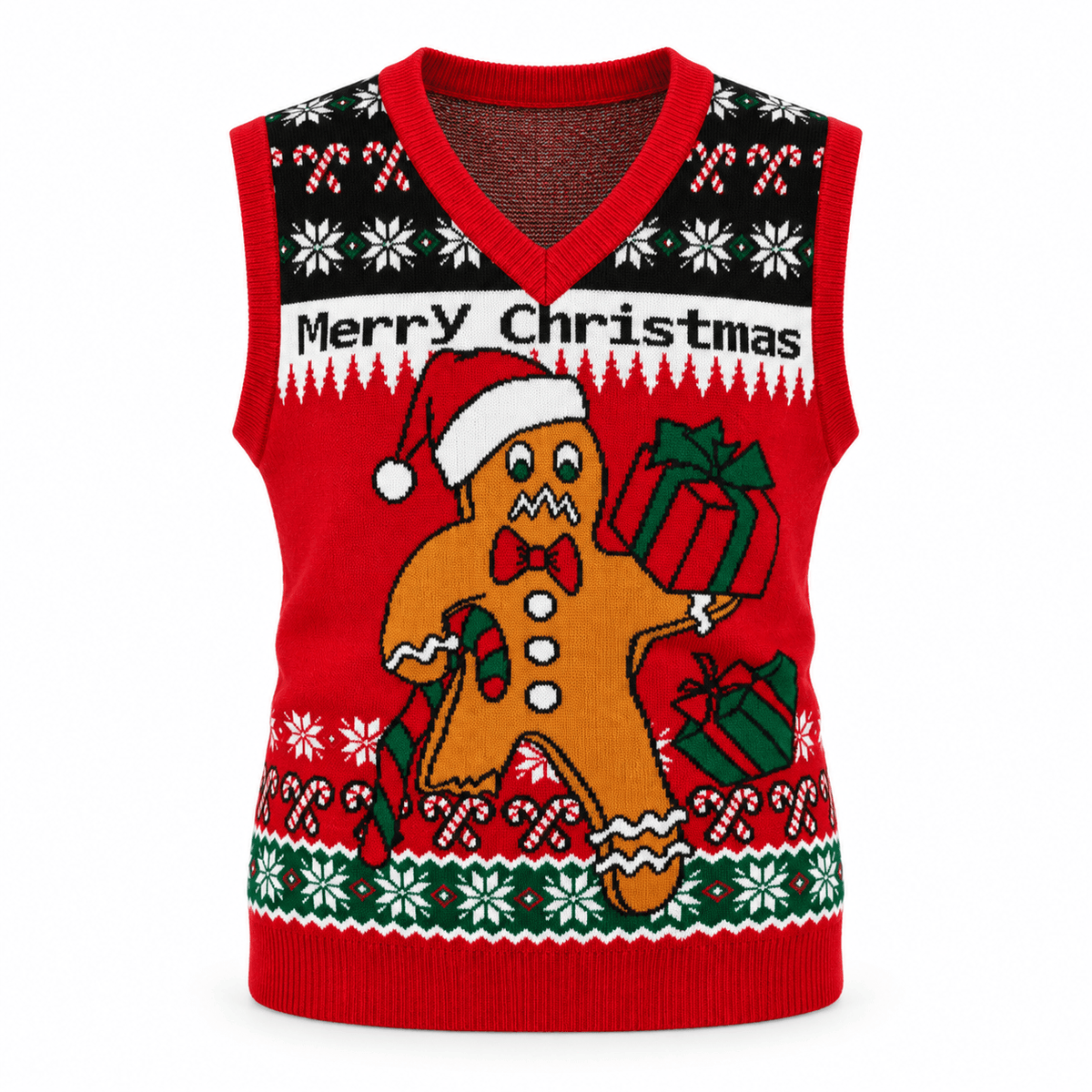 Unisex Rowan Festive Christmas Knit Vest