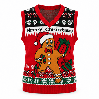 Unisex Rowan Festive Christmas Knit Vest