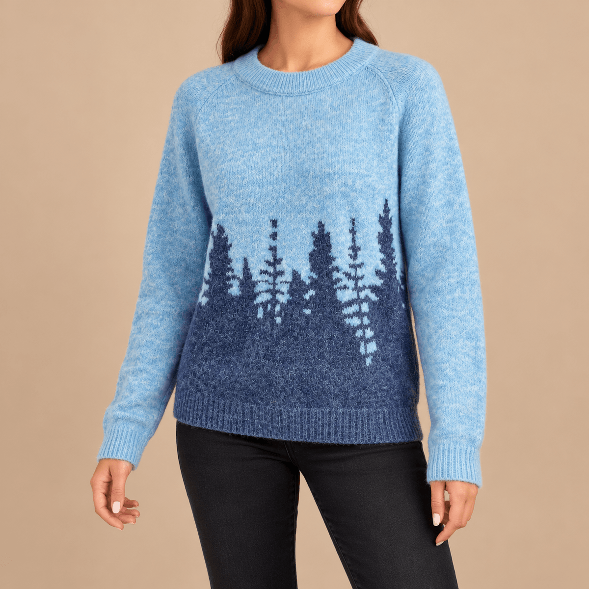 Women's Sylvie Forest Print Knit Jumper