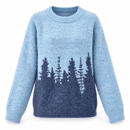 Women's Sylvie Forest Print Knit Jumper