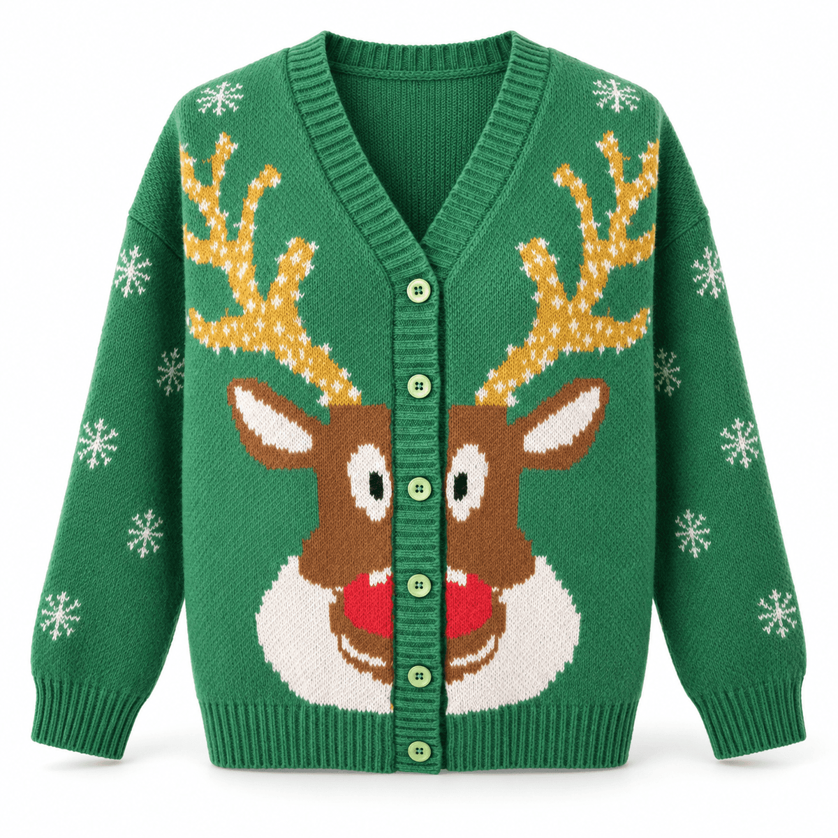 Women's Tamsin Reindeer Christmas Knit Cardigan