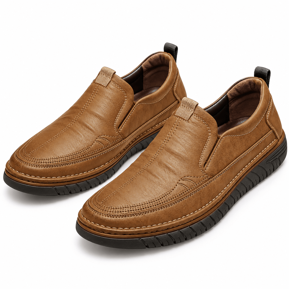 Men's Tavian Soft Leather Slip-On Casual Shoes