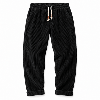 Men's Tavian Textured Drawstring Casual Trousers
