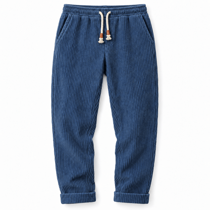 Men's Tavian Textured Drawstring Casual Trousers