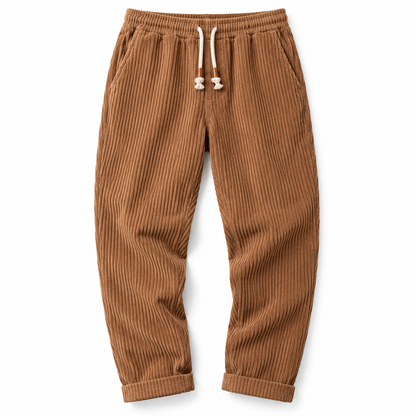 Men's Tavian Textured Drawstring Casual Trousers