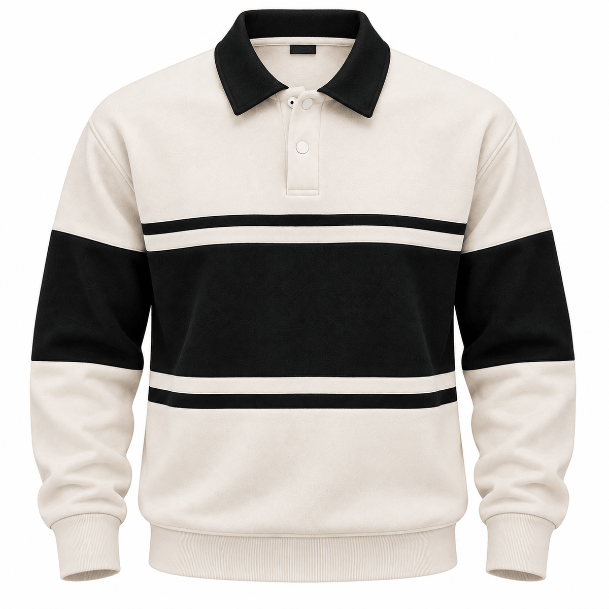 Men's Heritage Colour Block Polo Sweatshirt