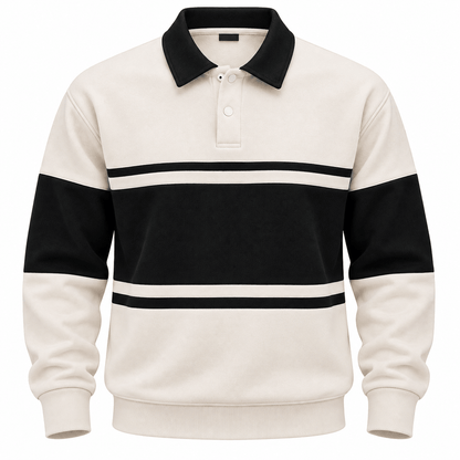 Men's Heritage Colour Block Polo Sweatshirt